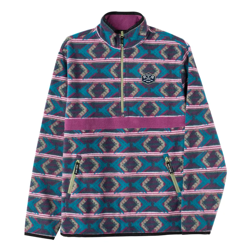 Dark Seas Walter Fleece in Multi-coloured