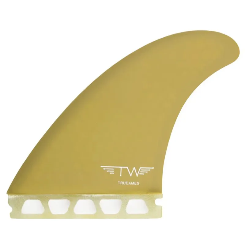 True Ames Tyler Warren Futures Compatible Tri Fins in Pickle Hexcore