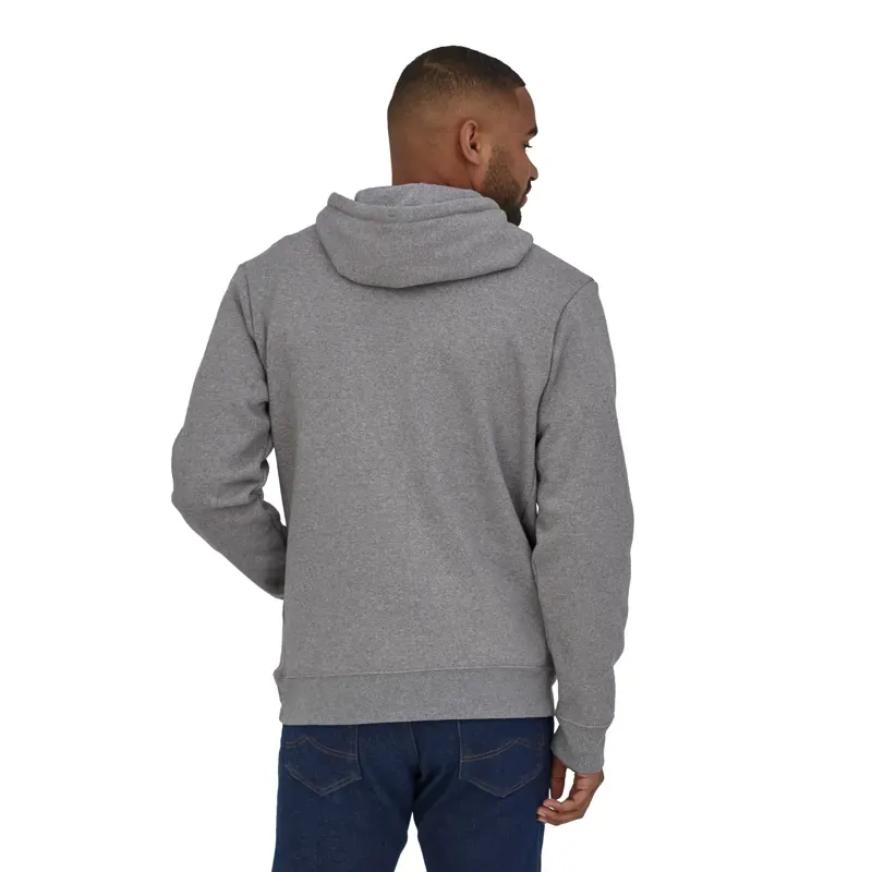 Patagonia P-6 Logo Uprisal Hoody in Gravel Heather -2