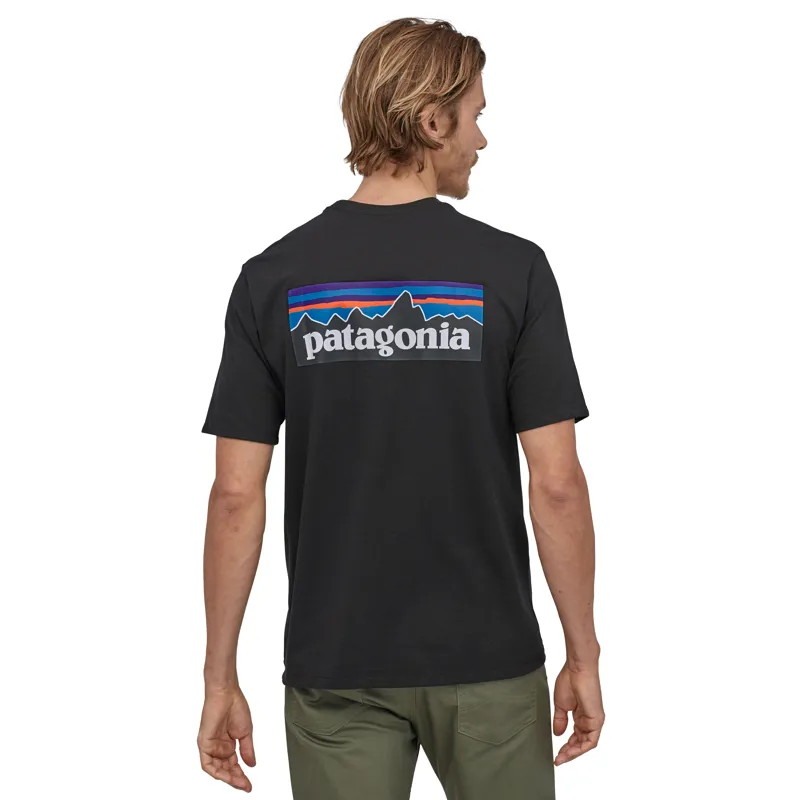 Patagonia P-6 Logo Responsibili-Tee in Black-2