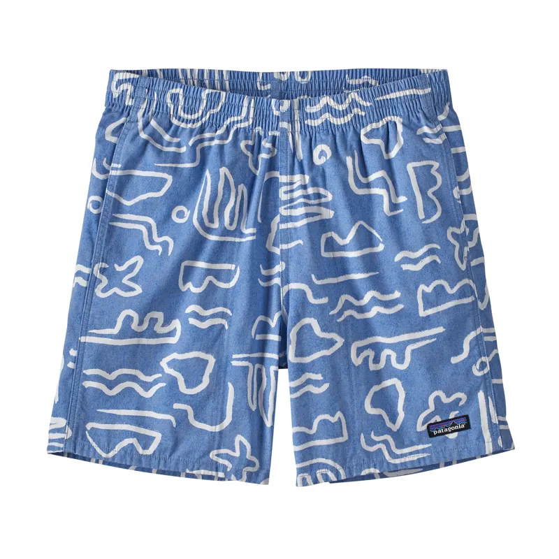 Patagonia Men's Funhoggers Shorts in Channel Islands Vessel Blue