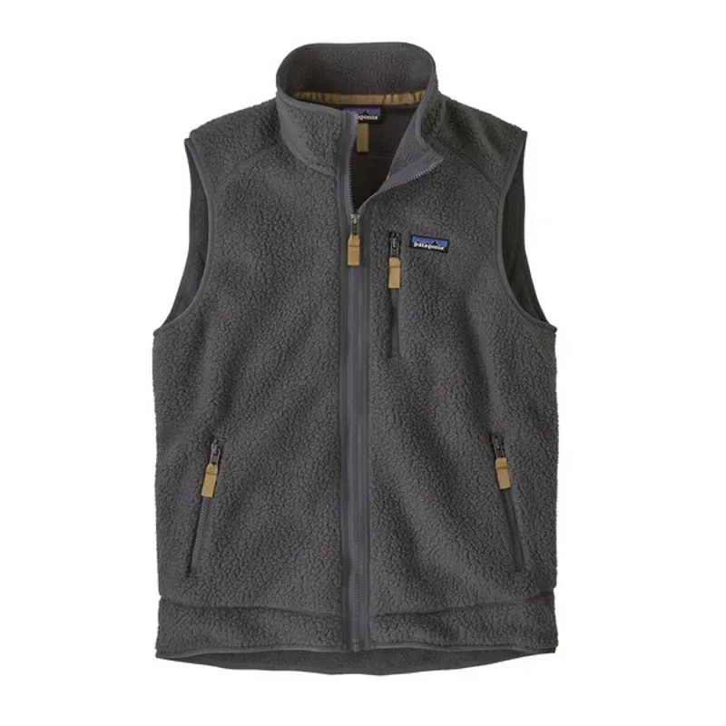Patagonia Retro Pile Fleece Vest in Forge Grey