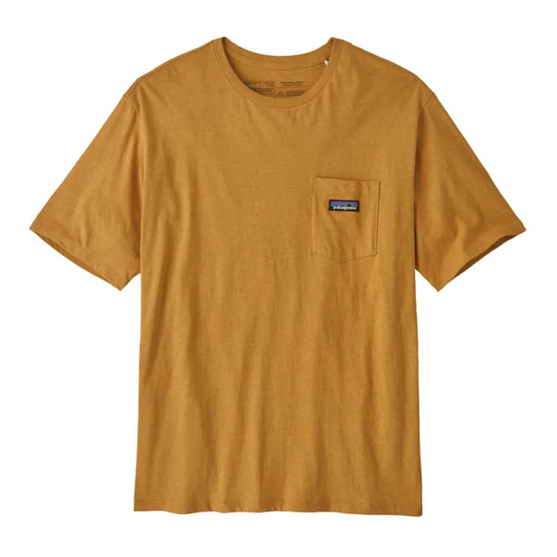 Patagonia Men's Daily Pocket Tee In Pufferfish Gold