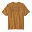 Patagonia P-6 Logo Responsibili-Tee in P-6 Outline Golden Caramel