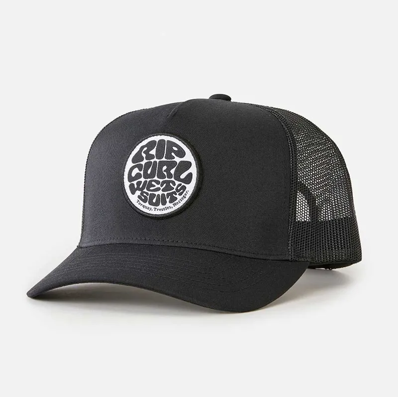 Rip Curl Wetsuit Icon Trucker Cap in Black