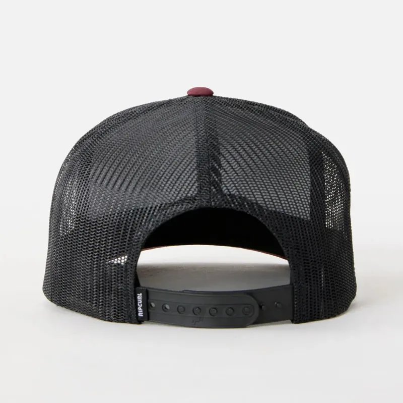 Rip Curl Wetsuit Icon Trucker Cap in Maroon-2
