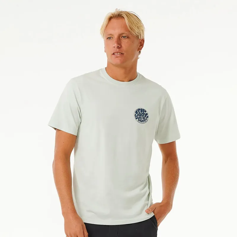 Rip Curl Wetsuit Icon Tee in Mint-1
