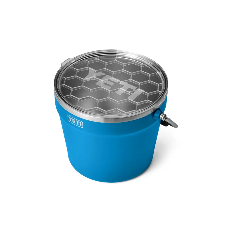 Yeti Beverage Bucket in Big Wave Blue-4