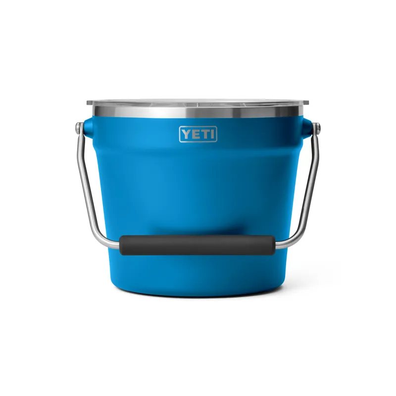 Yeti Beverage Bucket in Big Wave Blue-3