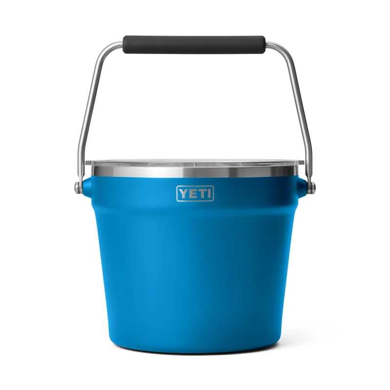 Yeti Beverage Bucket in Big Wave Blue