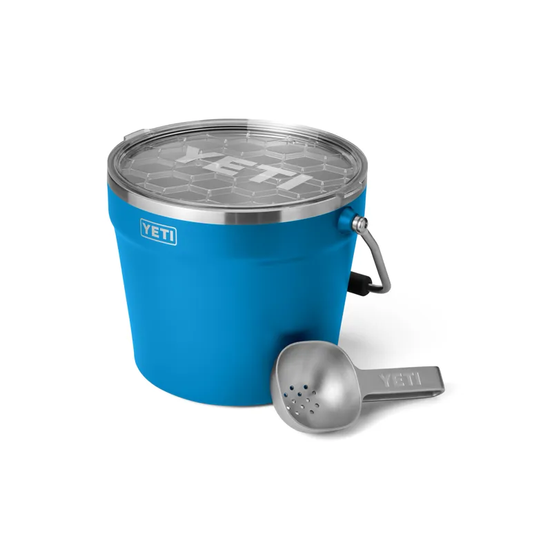 Yeti Beverage Bucket in Big Wave Blue-6