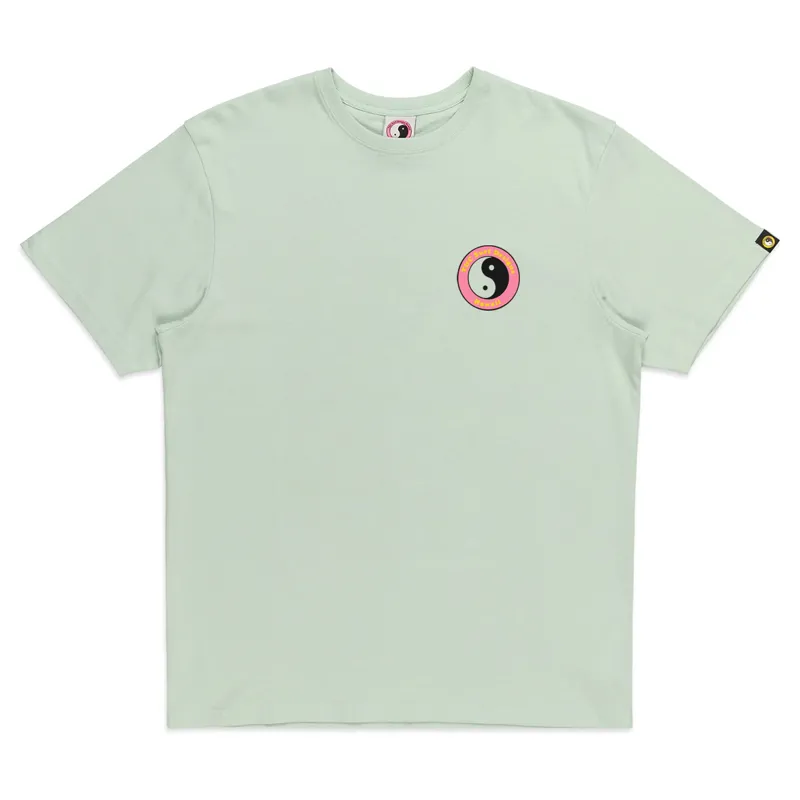 T and C Surf Designs YY Logo Tee in Used Blue-1